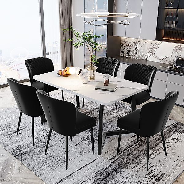 IDEASY Polsterstuhl 2/4/6St, Küchenstühle, Tragfähigkeit 150kg, günstig online kaufen