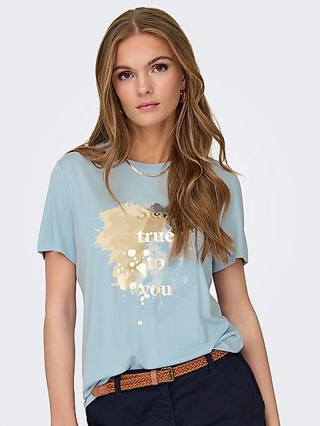 ONLY Kurzarmshirt ONLFREE LIFE REG S/S LEAF TOP BOX JRS günstig online kaufen
