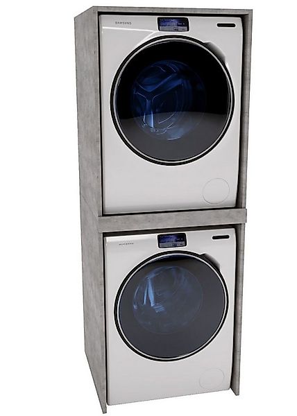 Raumhirsch Furniture Waschmaschinenumbauschrank für zwei Geräte – stabiler günstig online kaufen