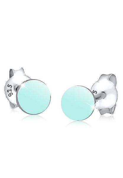 Elli Paar Ohrstecker Rund Basic Geo Schmuck Geschenk 925 Silber, Geo günstig online kaufen