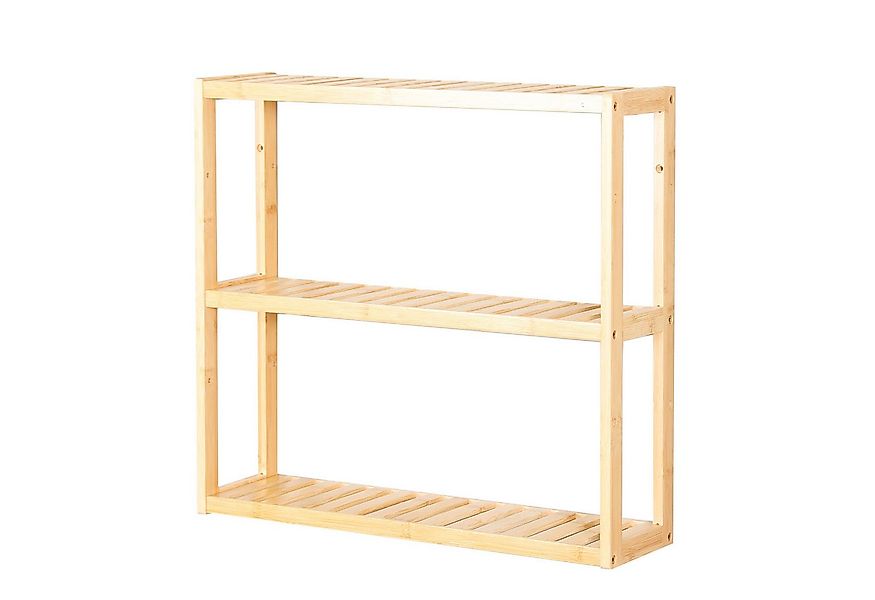Floordirekt Wandregal aus Bambus Wyoming, Vielseitiges und elegantes Schweb günstig online kaufen