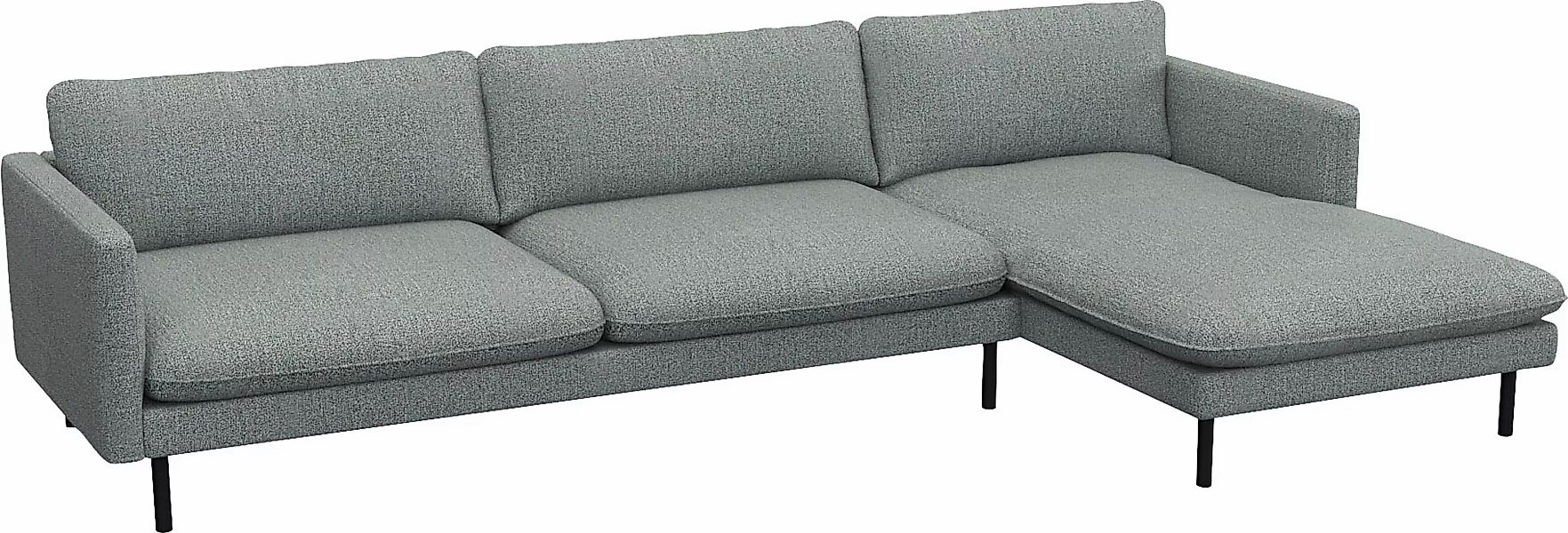 FLEXLUX Ecksofa "Bolzano, elegant und bequem, L-Form", Sitzaufbau mit Kalts günstig online kaufen