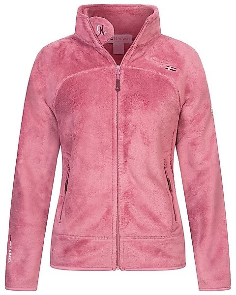 Geographical Norway Fleecejacke Damen Teddy Fleece Jacke Herbst Winter Jack günstig online kaufen