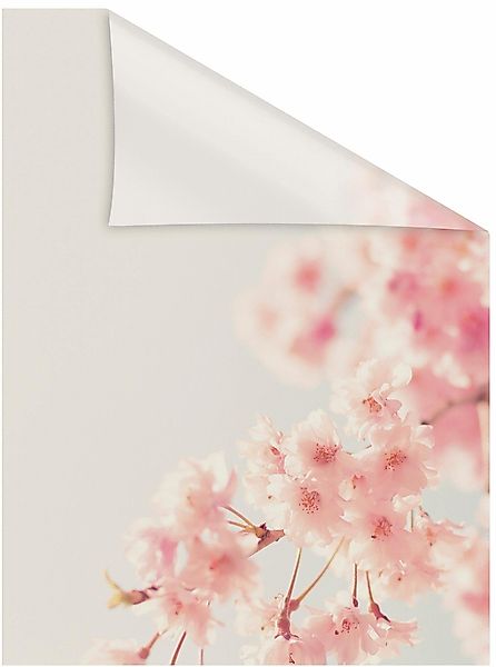 LICHTBLICK ORIGINAL Fensterfolie Kirschbaum, blickdicht, strukturiert, günstig online kaufen