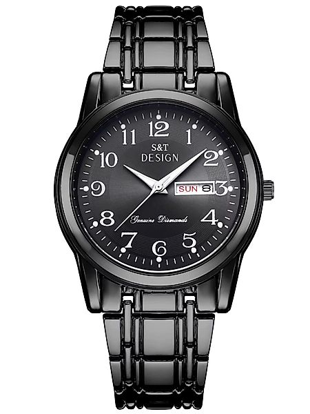 S&T Design Quarzuhr Herren Uhr Edelstahl günstig online kaufen