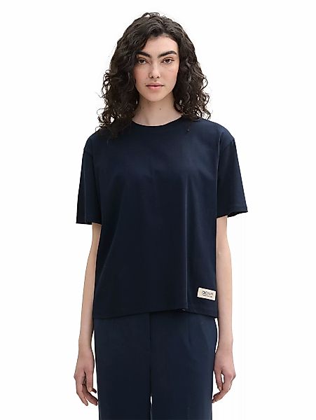 TOM TAILOR Denim T-Shirt "Boxy", aus reiner Baumwolle günstig online kaufen