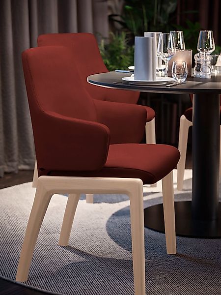 Stressless Polsterstuhl "Laurel" () Microfaser DINAMICA Low Back mit Armleh günstig online kaufen