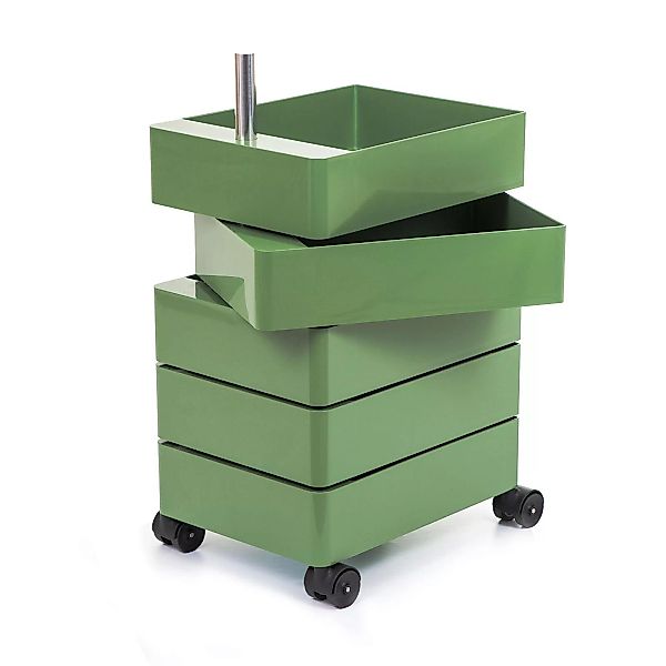 Magis - 360° Container 72 mit Rollen - grün/glänzend/Rollen schwarz/BxHxT 3 günstig online kaufen