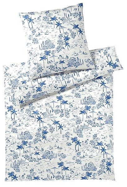Elegante Bettwäsche "Positano" 2 Stk. tlg. angenehmes Hautgefühl günstig online kaufen