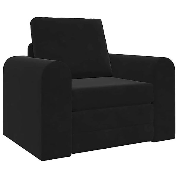 vidaXL Schlafsofa Schwarz 98 x 71 x 83 cm Samt 4106670 günstig online kaufen