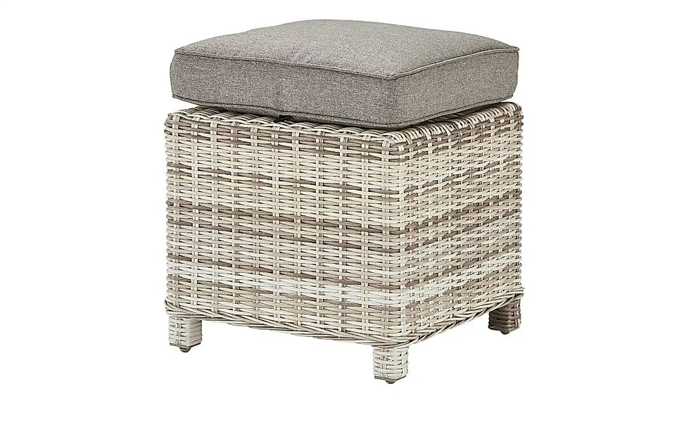 a casa mia Hocker  Sylt ¦ creme ¦ Maße (cm): B: 45 H: 51,5 T: 45 Garten > G günstig online kaufen