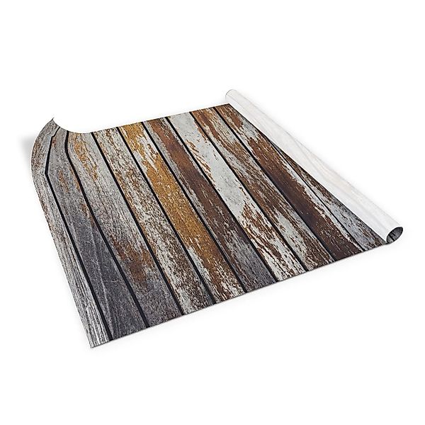 Tulup Möbelfolie Alte Abgenutzte Bretter Folie für Möbel 100x50 cm Klebefol günstig online kaufen