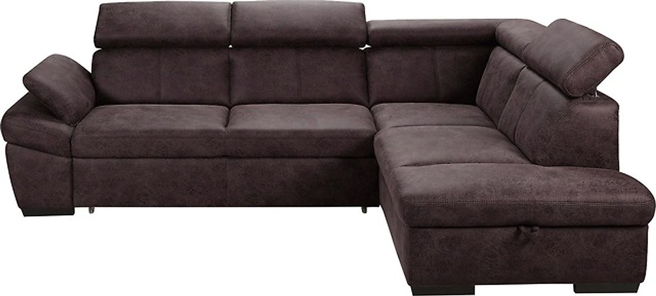 exxpo - sofa fashion Ecksofa »Salerno, klassisch modernes Funktionssofa, ho günstig online kaufen