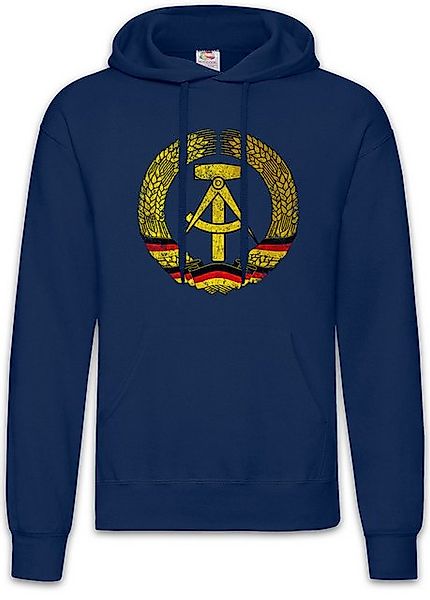 Urban Backwoods Hoodie DDR Symbol Herren Hoodie Ostzone Fahne Wappen Hammer günstig online kaufen