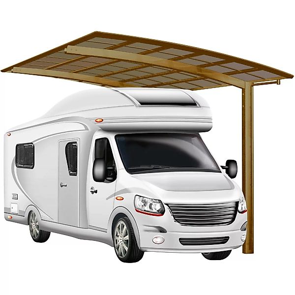 Ximax Runddach-Einzelcarport Portoforte Caravan Typ 60 Standard Bronze günstig online kaufen