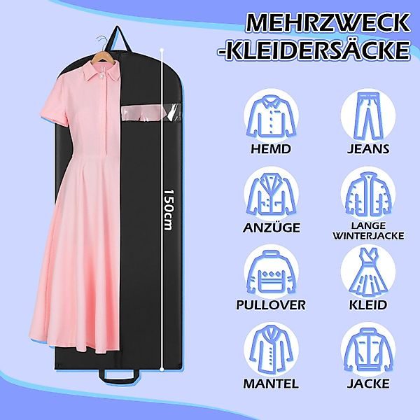 Clanmacy Sitzsack 10St. Kleidersack 150x60cm Vliesstoff günstig online kaufen
