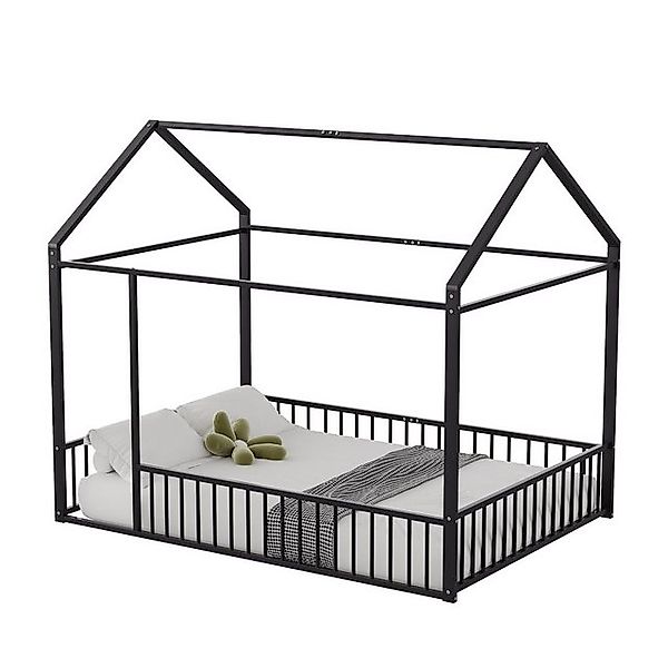 REDOM Metallbett Kinderbett Hausbett Metal, Hausbettrahmen (Metallbett mit günstig online kaufen