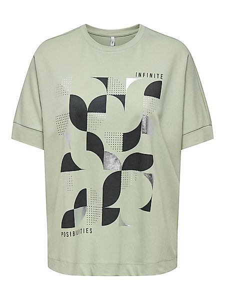 ONLY Kurzarmshirt ONLJANY S/S O-NECK PRINT TOP BOX JRS Viskosemischung, reg günstig online kaufen