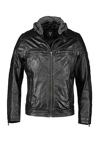 H.I.S Lederjacke (1-St) mit Kapuze günstig online kaufen