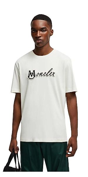 MONCLER Print-Shirt Moncler White Embroidered Varsity günstig online kaufen