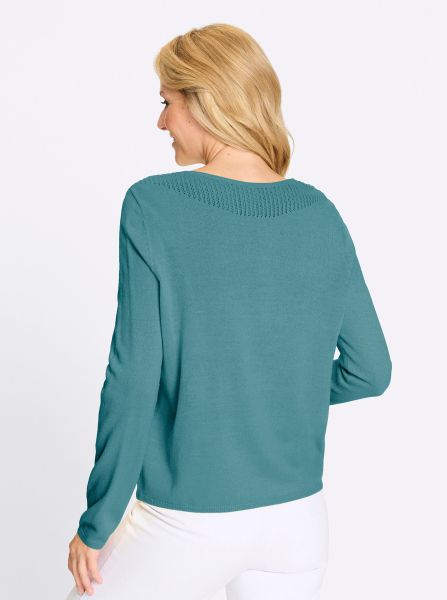 Sieh an! Strickpullover Langarm-Pullover günstig online kaufen