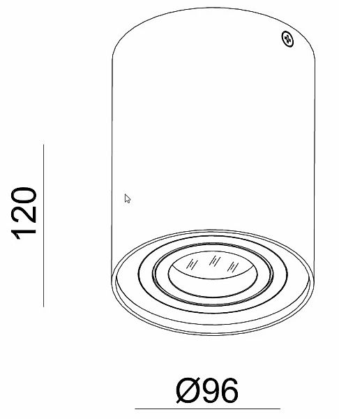 Deckenspot Bengala, weiß, Ø 9,6 cm, dreh- und schwenkbar günstig online kaufen