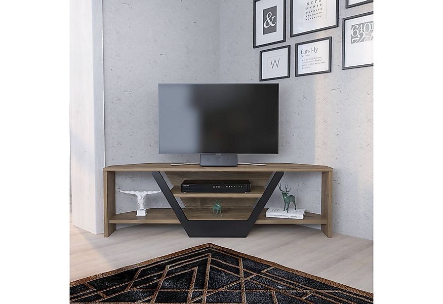 Decorotika Lowboard Eck-TV-Ständer Sares günstig online kaufen
