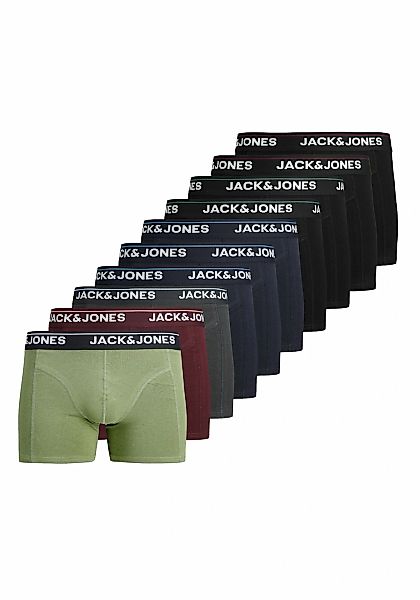 Jack & Jones Boxershorts "Boxershort JACTIMOTHY SOLID TRUNKS 10 PACK 10er P günstig online kaufen