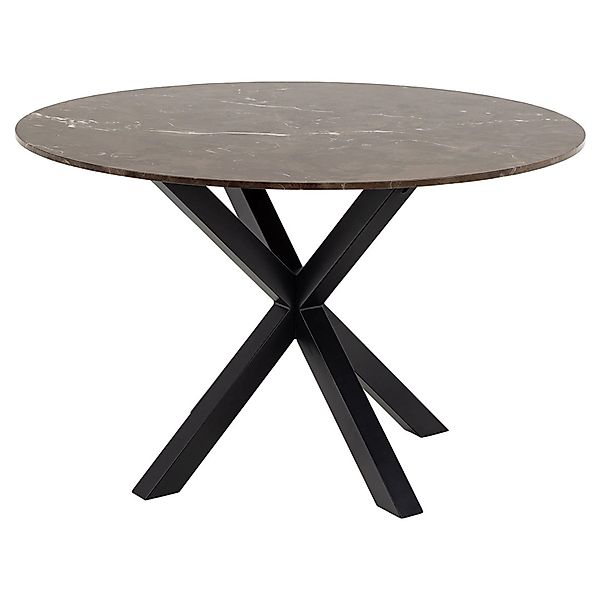 ACTONA GROUP Esstisch "Heaven" Tischplatte aus braunem, foliertem Marmor, r günstig online kaufen
