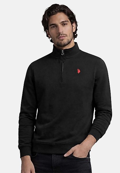 U.S. Polo Assn. Stehkragenpullover USJaaspa – Herren Sweatshirt mit Rundhal günstig online kaufen