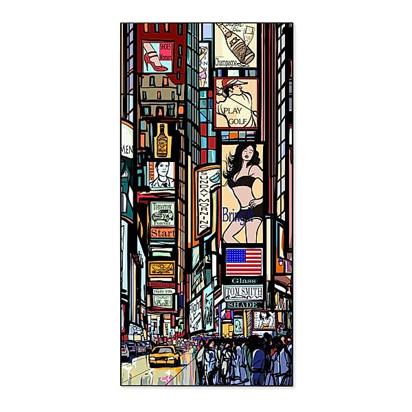 Banjado Magnettafel 37x78cm Magnetwand  Schwarz Aus Metall Magnetpinnwand P günstig online kaufen