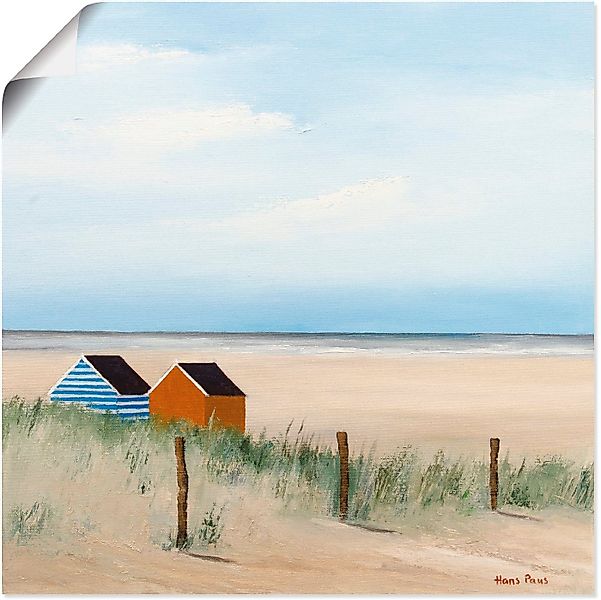 Artland Wandbild Sonniger Morgen V, Strand (1 St), als Leinwandbild, Poster günstig online kaufen