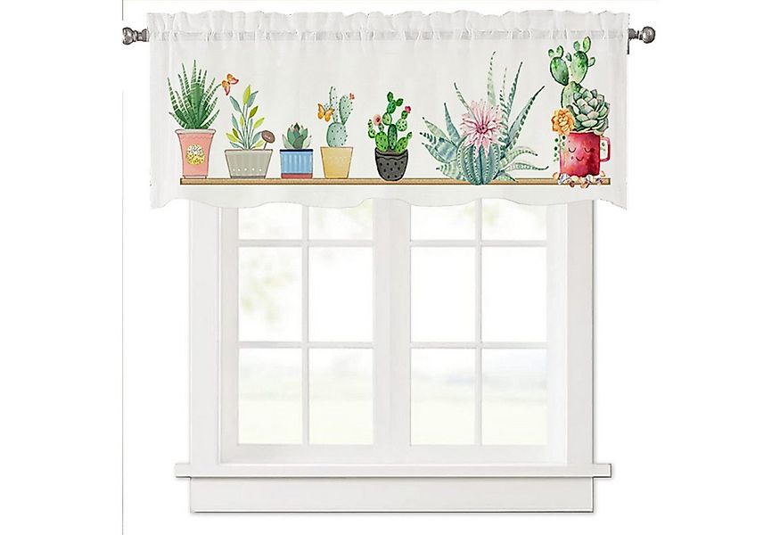 BYSURE Scheibengardine (1 St), Stangendurchzug, blickdicht, Bistrogardine K günstig online kaufen