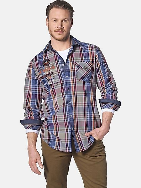 Jan Vanderstorm Langarmhemd DETRIK mit bequemem Spezial-Schnitt günstig online kaufen