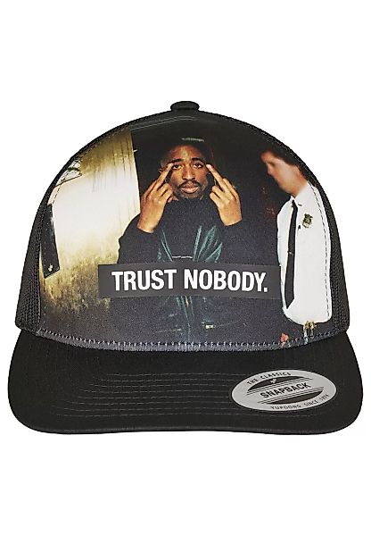 MisterTee Flex Cap "Accessoires Tupac Trust Nobody Retro Trucker" günstig online kaufen