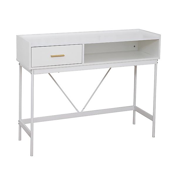 Svita Valeo Konsolentisch Schmal Mit Ablage Standregal Flurtisch Mit Schubl günstig online kaufen