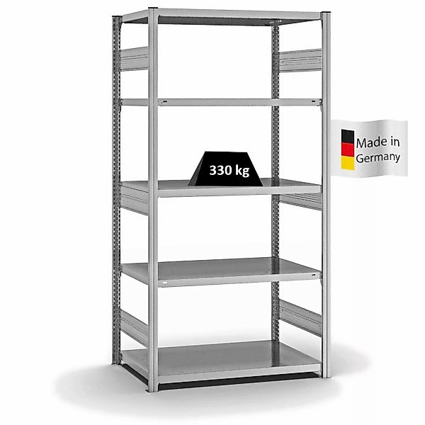 PROREGAL Fachbodenregal Stecksystem T-Profil Heavy-Duty Grundregal HxBxT 20 günstig online kaufen