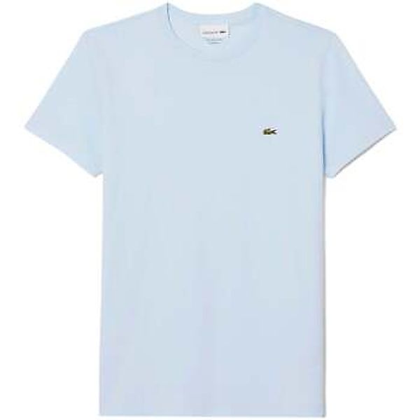 Lacoste  T-Shirts & Poloshirts Cotton Pima Crew Neck T-Shirt Light Blue günstig online kaufen