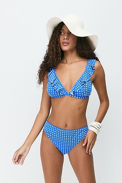C&CITY Bügel-Bikini-Top ıFrilly Dreieck Bikini Set günstig online kaufen