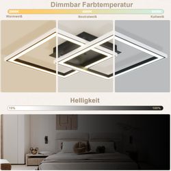 Nettlife LED Deckenleuchte 35/45W /Dimmbar mit günstig online kaufen