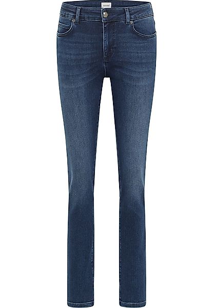 Mustang Damen Jeans CROSBY Relaxed Slim Fit - Blau - Deep Blue Denim günstig online kaufen