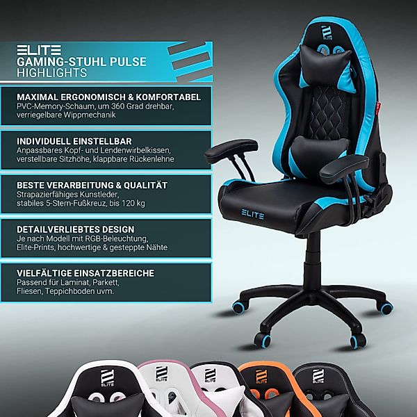 ELITE Gaming Gaming-Stuhl PULSE für Kinder günstig online kaufen