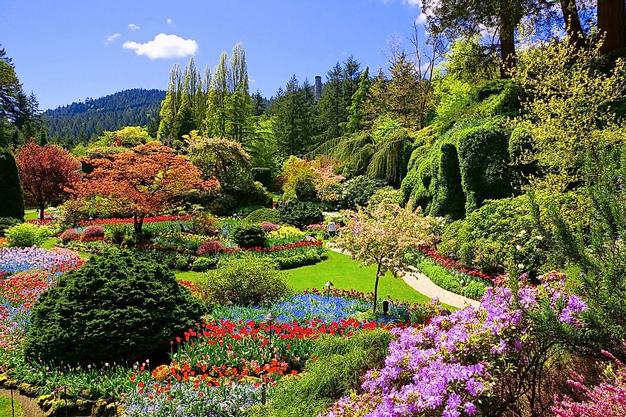 Papermoon Fototapete "Butchart Gardens" günstig online kaufen