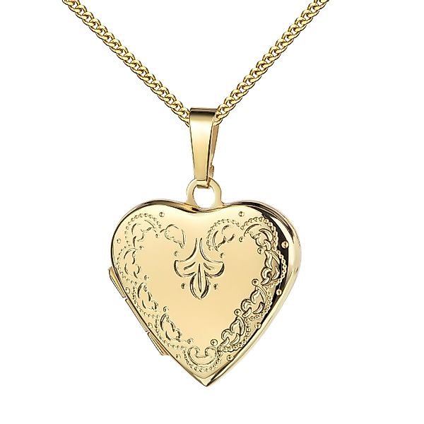 JEVELION Kette mit Anhänger Herz Medaillon günstig online kaufen