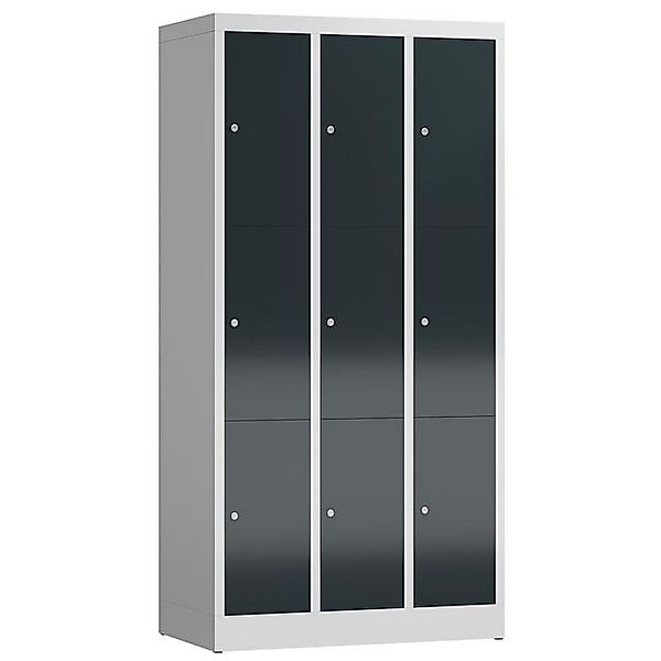 Steelboxx Fächerschrank ClassiX Schließfachschrank, 3 Abteile à 3 Fächer, 1 günstig online kaufen
