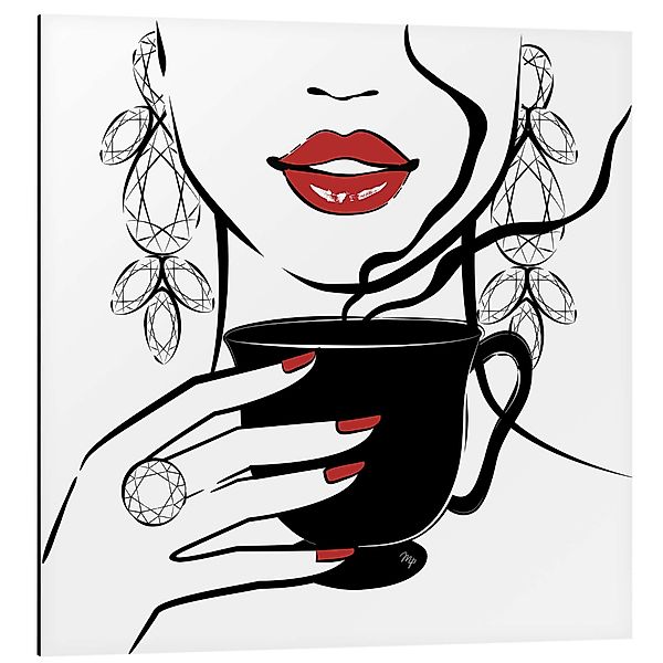 Posterlounge Poster Martina illustration, Kaffee-Zeit, Küche günstig online kaufen