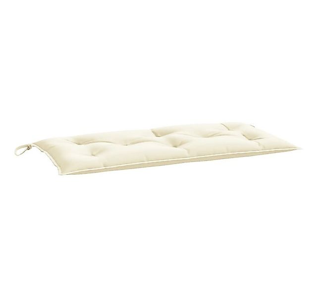 vidaXL Sitzauflage Gartenbank-Auflage Creme 100x50x7 cm Oxford-Gewebe, (1 S günstig online kaufen