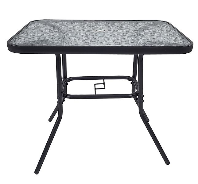 VCM Gartentisch Glas Gartentisch Esstisch Balkontisch 80x55 günstig online kaufen
