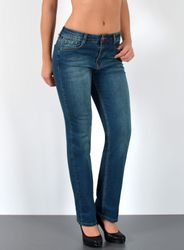 ESRA Straight-Jeans High Waist Damen Jeans günstig online kaufen