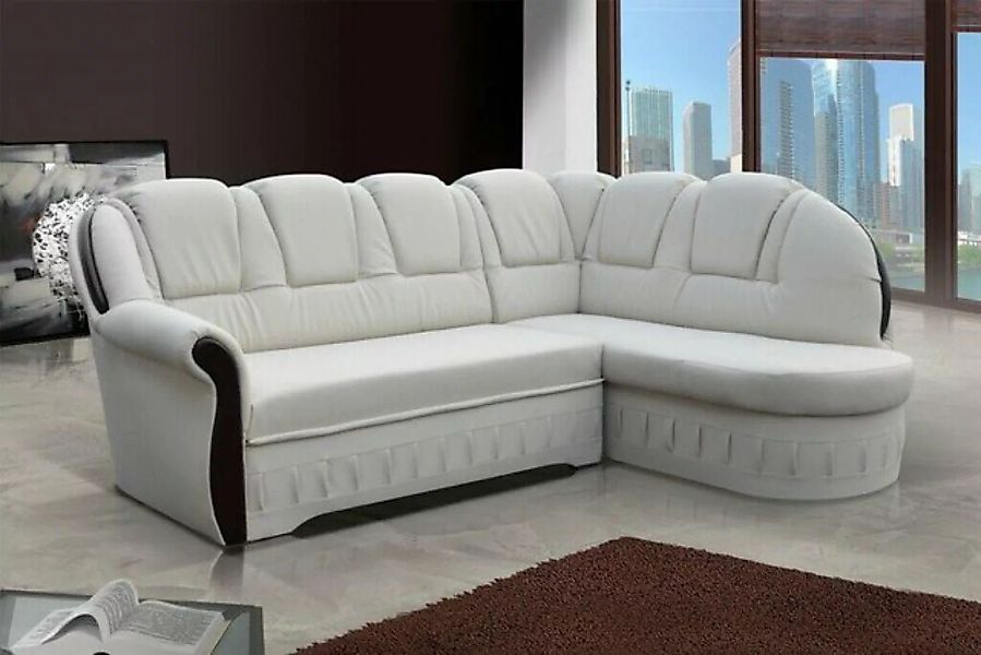 JVmoebel Ecksofa Weißes Ecksofa luxus klassische Couch Sofa Neu Polstermöbe günstig online kaufen